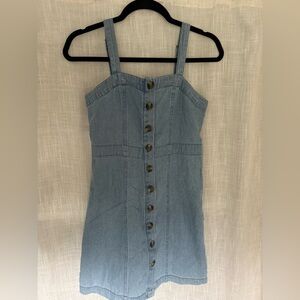 American Eagle Light Blue Denim Dress